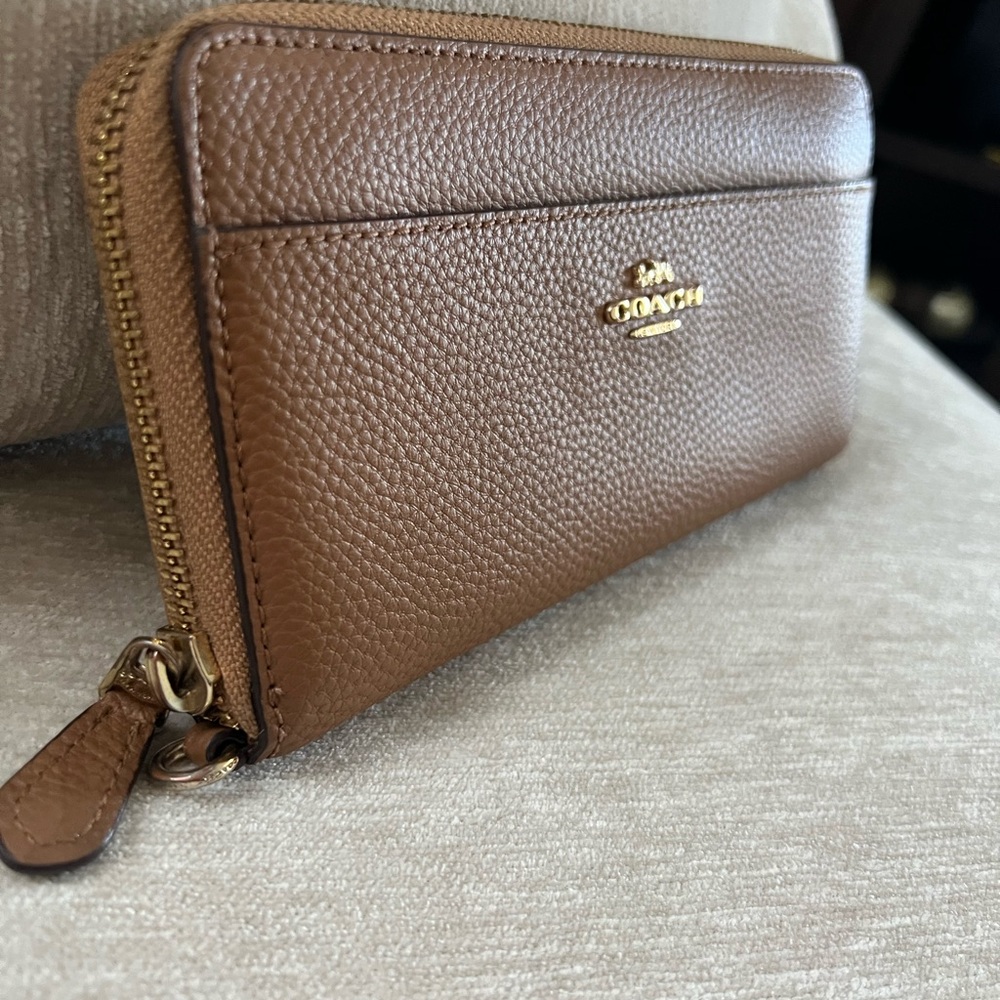 Coach Brown Leather Wallet